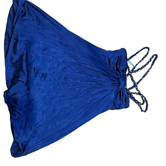 Marciano Women's Blue Backless Long Dress with Spaghetti Straps, Size XS - Picture 2 of 6